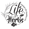 life herbs black logo